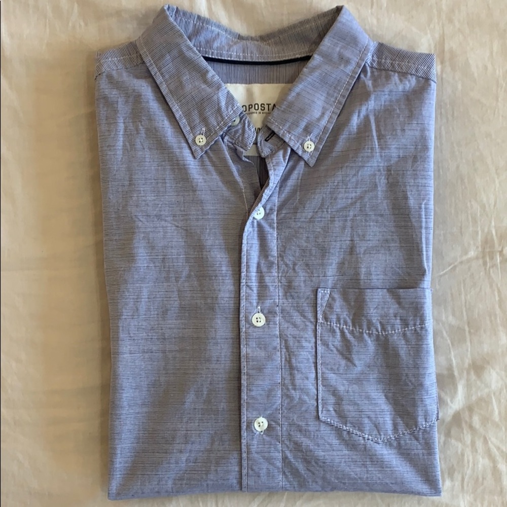 LONG SLEEVE OXFORD BUTTON-DOWN SHIRT